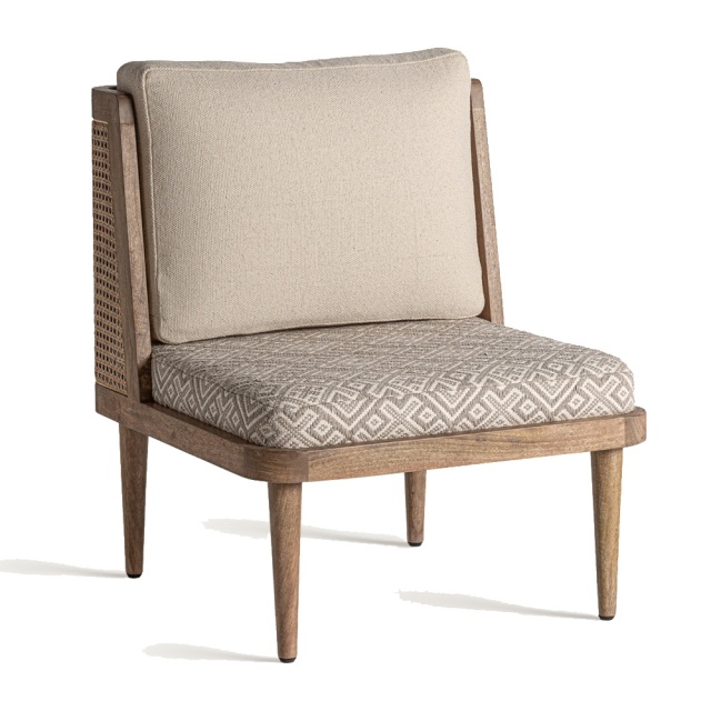 Fotoliu maro din textil Cismar Vical Home