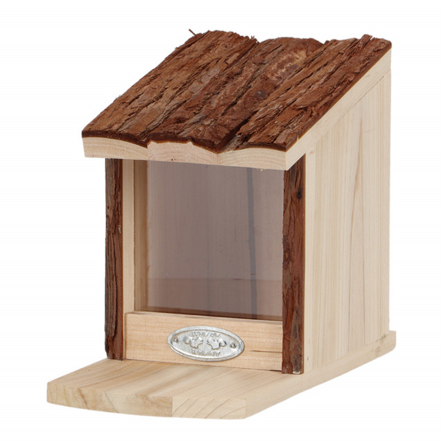 Hranitoare pentru veverite maro din lemn de brad Squirrel Esschert Design
