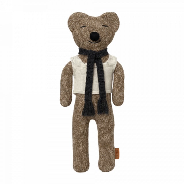 Jucarie maro din fibre naturale Roy Teddy Ferm Living