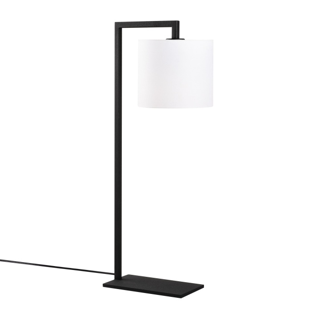 Lampa birou alba/neagra din metal 65 cm Profil The Home Collection