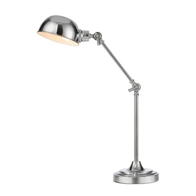 Lampa birou argintie din metal 80 cm Portland Markslojd