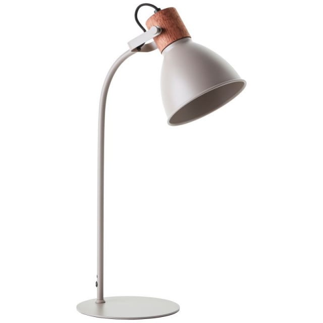 Lampa birou grej din metal 52 cm Erena Brilliant