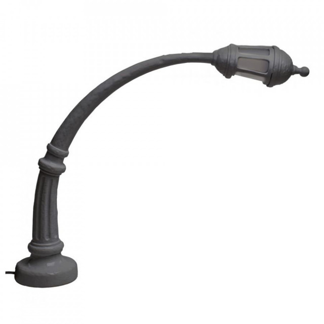 Lampa birou gri din fibre naturale 59 cm Street Sidonia Seletti