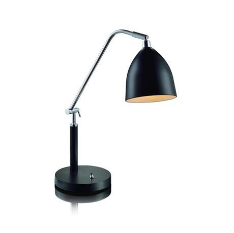 Lampa birou neagra din metal 58 cm Fredrikshamn Markslojd