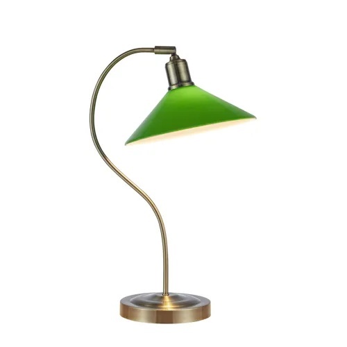 Lampa birou verde/maro alama din metal 50 cm Vela Markslojd