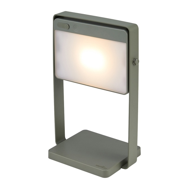 Lampa portabila pentru exterior verde cu LED 24 cm Saulio Nordlux