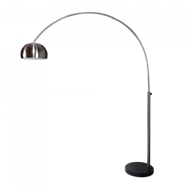 Lampadar ajustabil argintiu din marmura 170-210 cm Big Bow The Home Collection