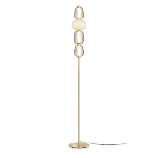 Lampadar auriu din metal cu LED 166 cm Pattern Maytoni