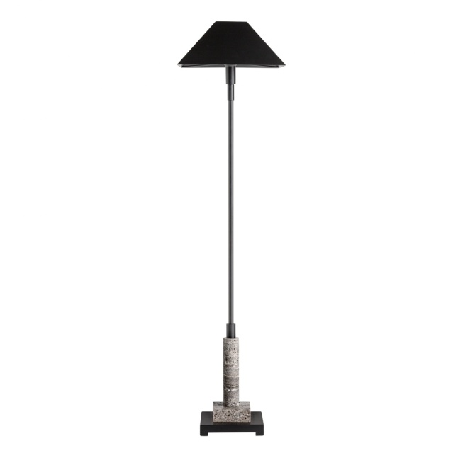 Lampadar gri/negru din marmura 148 cm Sara Vical Home