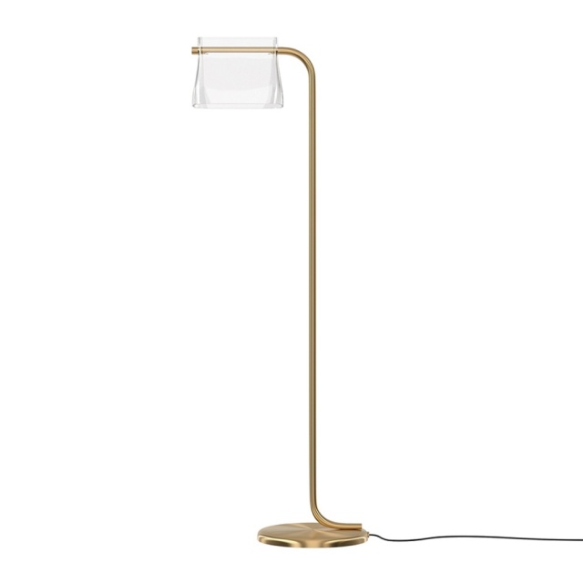 Lampadar maro alama din metal cu LED 127 cm Cabaret Maytoni