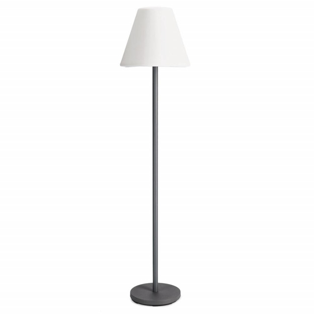 Lampadar pentru exterior alb/negru din metal 170 cm Solaro Bizzotto