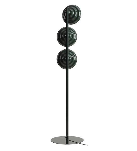 Lampadar verde inchis din metal cu 3 becuri 148 cm Fala Aldex