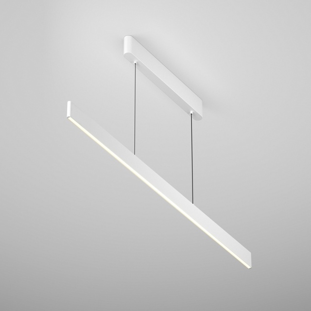 Lustra alba din metal cu LED Ellona Maytoni