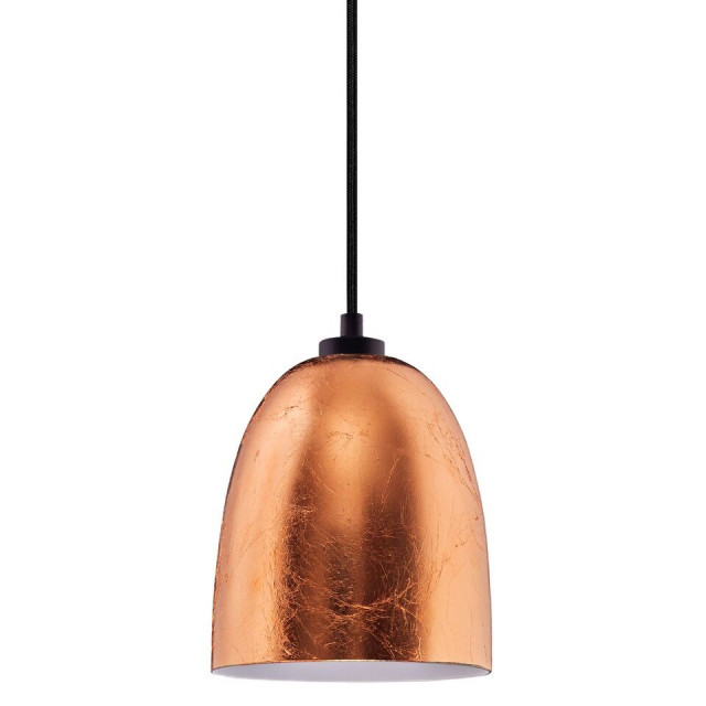 Lustra aramie din metal si sticla Awa Elementary Copper Sotto Luce