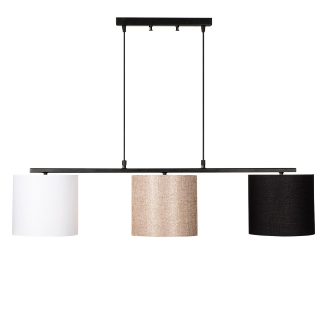 Lustra multicolora din metal cu 3 becuri Valiz The Home Collection