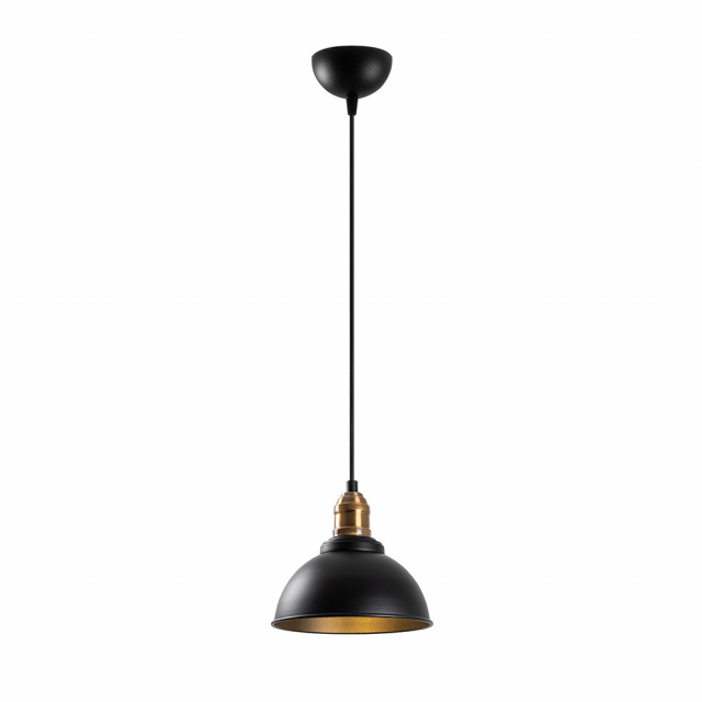 Lustra neagra/aurie din metal Varzan The Home Collection