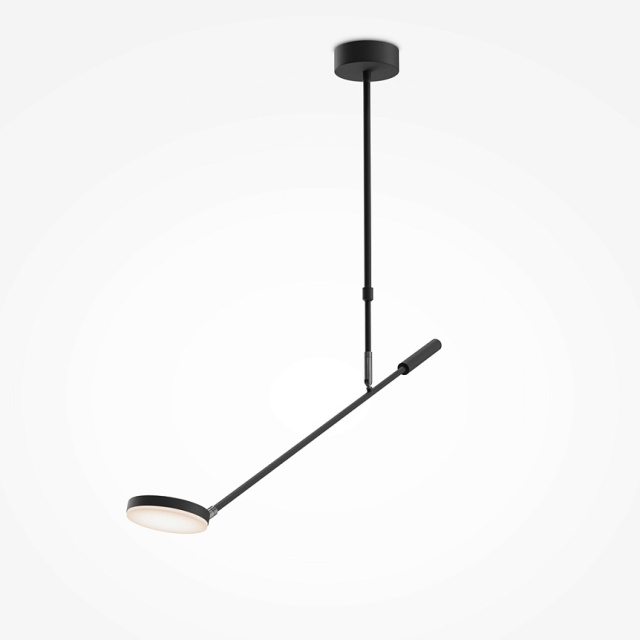Lustra neagra din metal cu LED Fad Maytoni