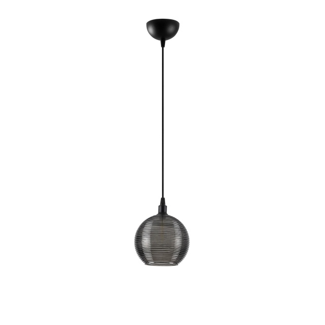 Lustra neagra/gri fum din metal Muzo The Home Collection