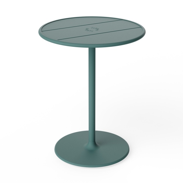 Masa bistro exterior verde salvie din metal 60 cm Fred's Fatboy