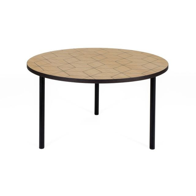 Masa de cafea maro/neagra din lemn 70 cm Arty Triangle Woodman
