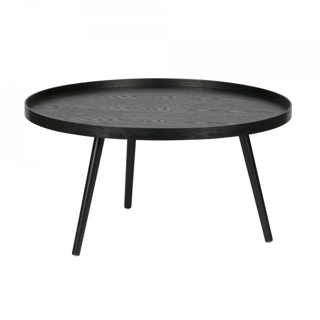 Masa de cafea neagra din lemn 78 cm Mesa Woood