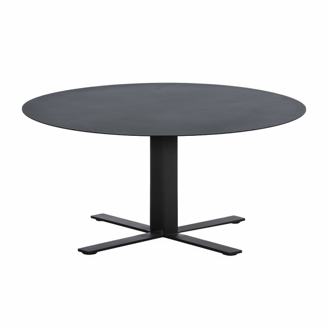 Masa de cafea neagra din metal 80 cm Aleka Thai Natura