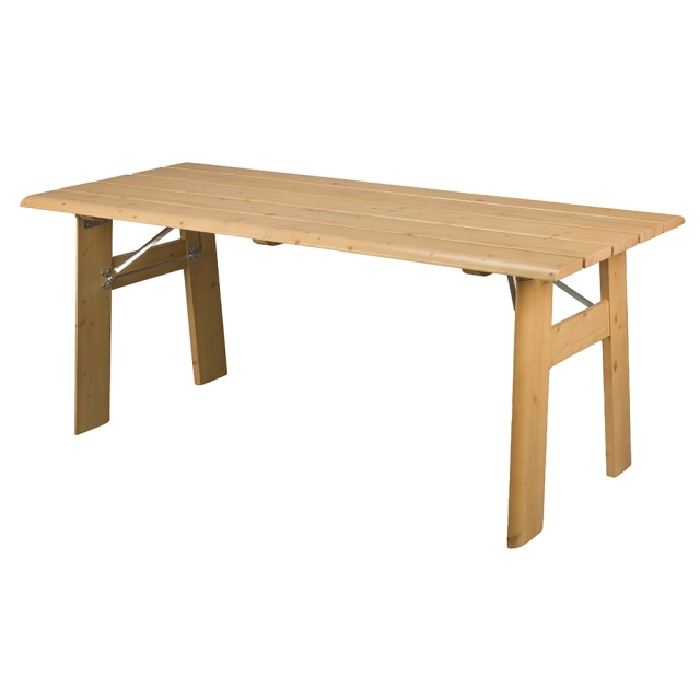 Masa dining exterior maro din lemn 79x180 cm Avenue Zuiver