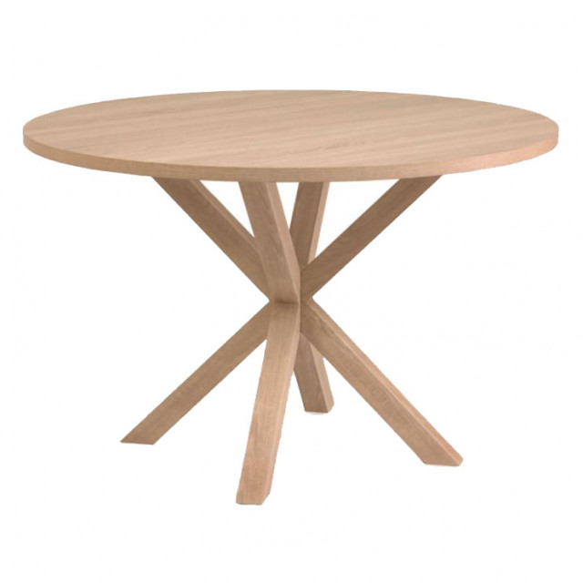 Masa dining maro din PAL si otel 119 cm Argo Kave Home
