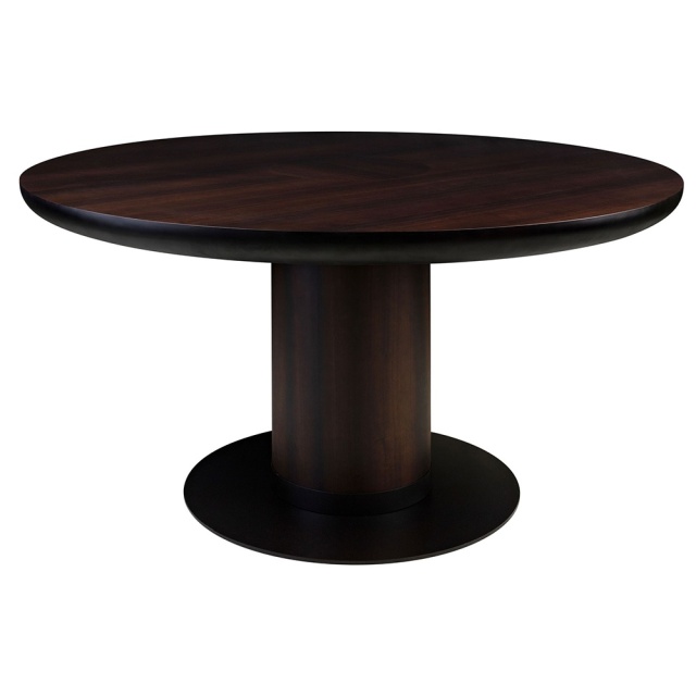 Masa dining maro/neagra din lemn 150 cm Joburg Versmissen