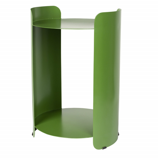 Masa laterala verde din metal 31 cm Navagio Dutchbone