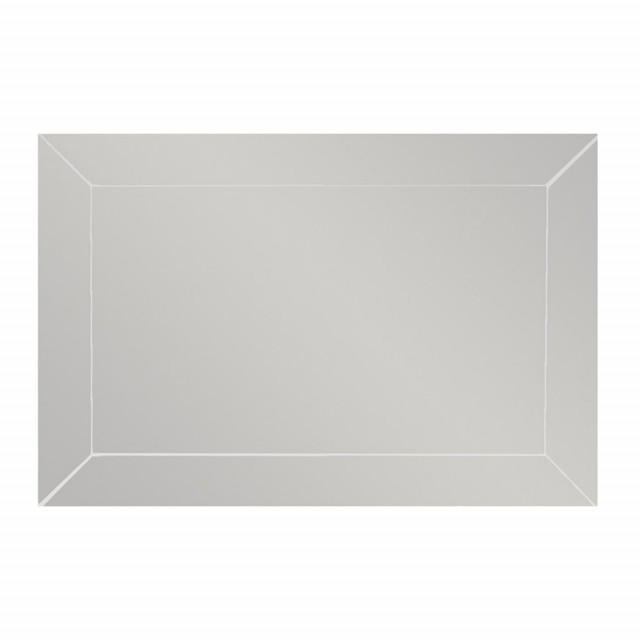 Oglinda dreptunghiulara argintie din lemn 50x75 cm Relsa The Home Collection