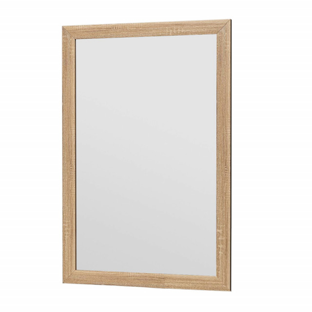 Oglinda dreptunghiulara crem din lemn 50x75 cm Sesso The Home Collection