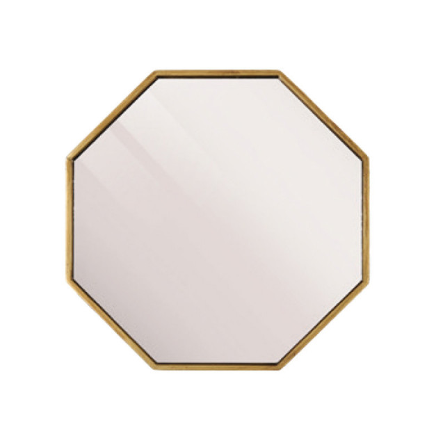 Oglinda hexagonala din MDF 50x50 cm Leva Lifestyle Home Collection