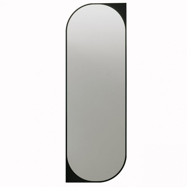 Oglinda ovala neagra din lemn 52x152 cm Livi The Home Collection