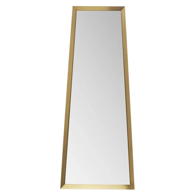 Oglinda trapezoidala aurie din metal 45(65)x160 cm Arezzo Kare