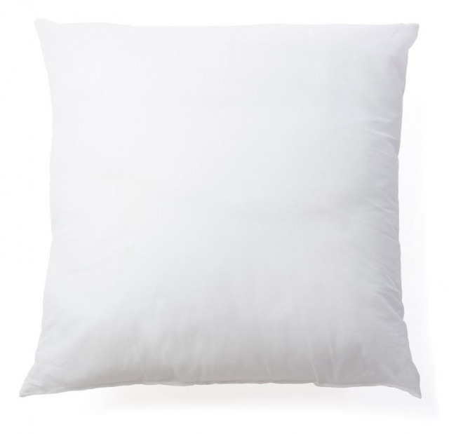 Perna alba din fibre de poliester 50x50 cm Fluff Kave Home