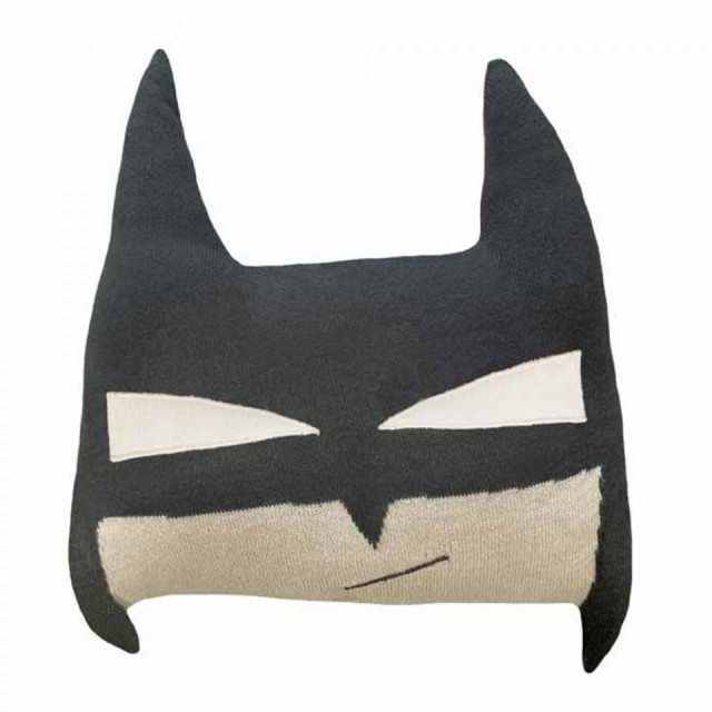 Perna gri din bumbac 30x35 cm Bat Boy Lorena Canals