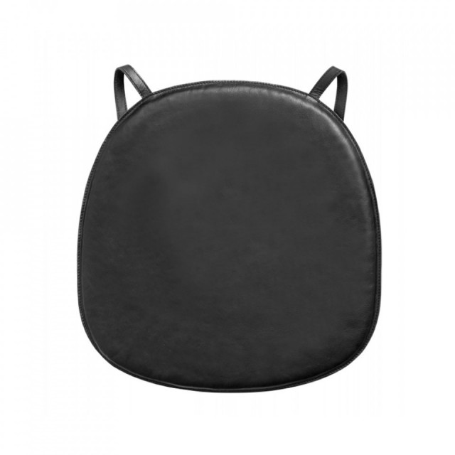 Perna neagra din piele pentru sezut 39x40 cm Skin Pad Nordal