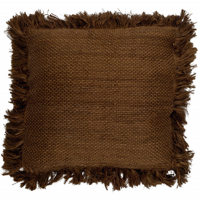Perna patrata maro din fibre naturale 50x50 cm Enola Bloomingville