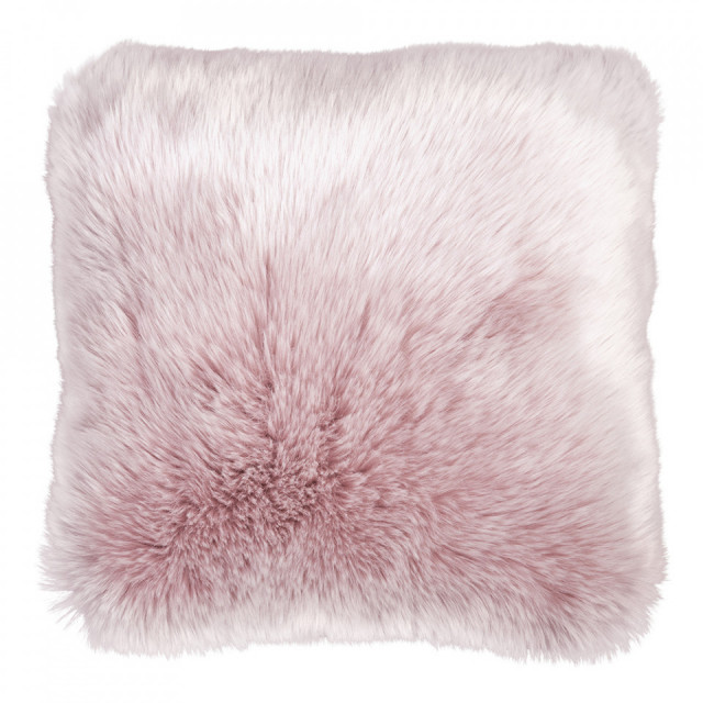 Perna patrata roz pudra din fibre acrilice 40x40 cm My Samba Obsession