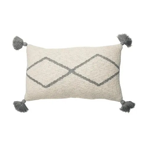Perna pentru copii crem/gri din bumbac 25x40 cm Little Oasis Lorena Canals