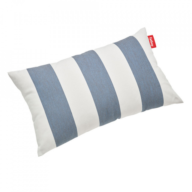 Perna pentru exterior alba/albastra din fibre acrilice 40x66 cm King Fatboy