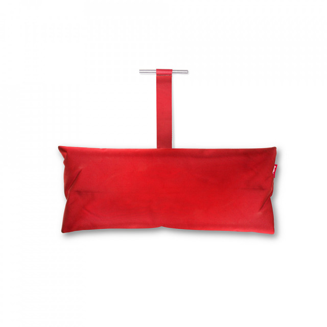 Perna pentru hamac rosu din poliester 42x52 cm Headdemock Fatboy