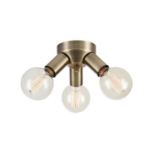 Plafoniera maro alama din metal cu 3 becuri Mazzo Markslojd