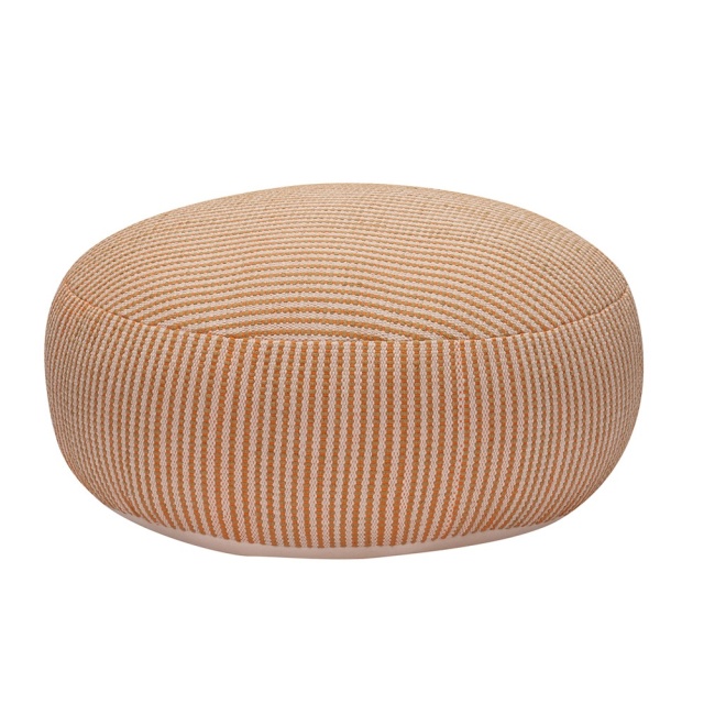 Puf rotund multicolor din bumbac 75 cm Mochi Sand Hubsch