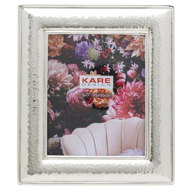 Rama foto argintie din lemn 32x37 cm Decory Kare