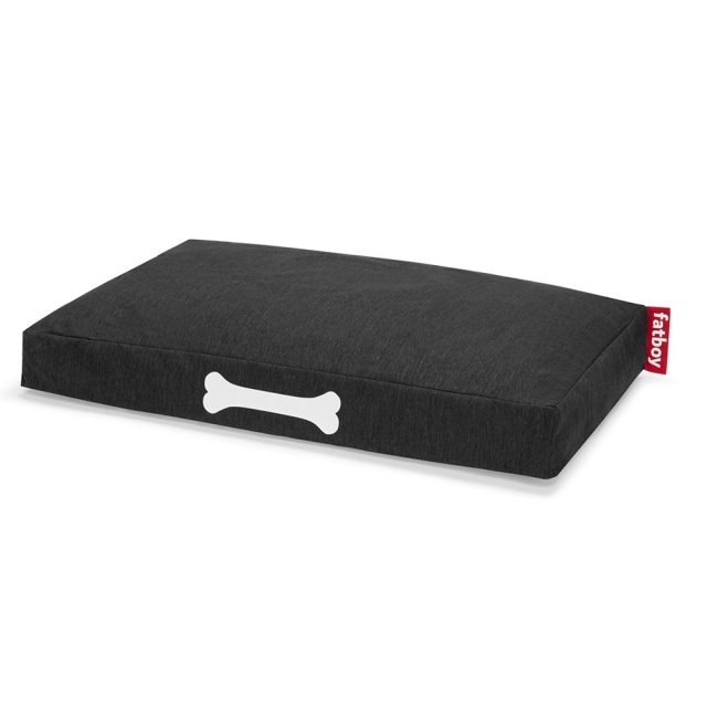 Saltea gri inchis pentru caini din fibre sintetice 75x120 cm Doggielounge Fatboy