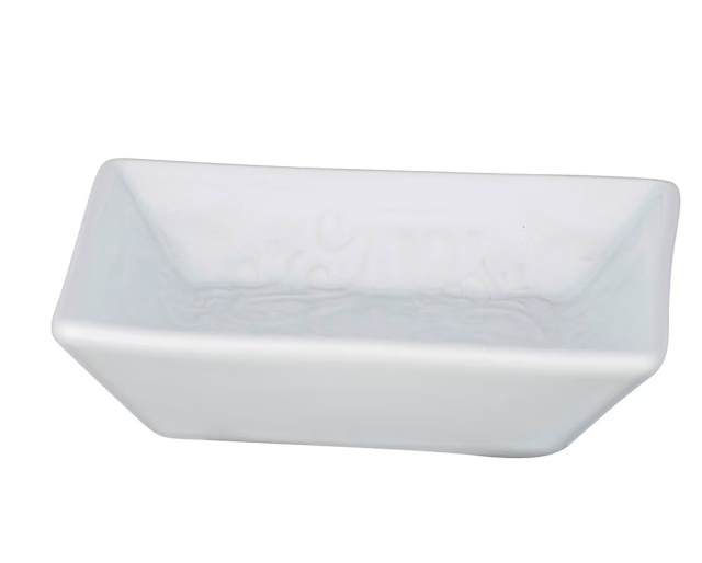 Savoniera alba din ceramica 11x11 cm Cordoba Wenko
