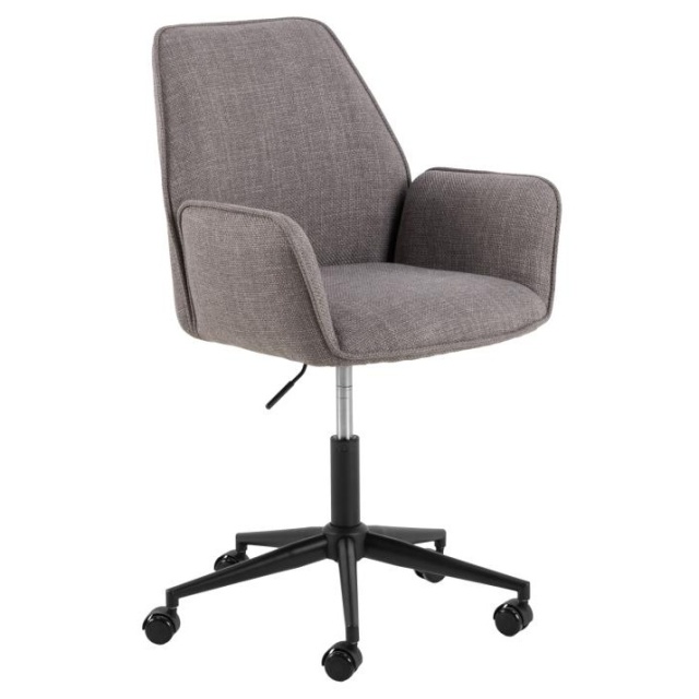 Scaun birou ajustabil bej din textil Glenda Actona Company