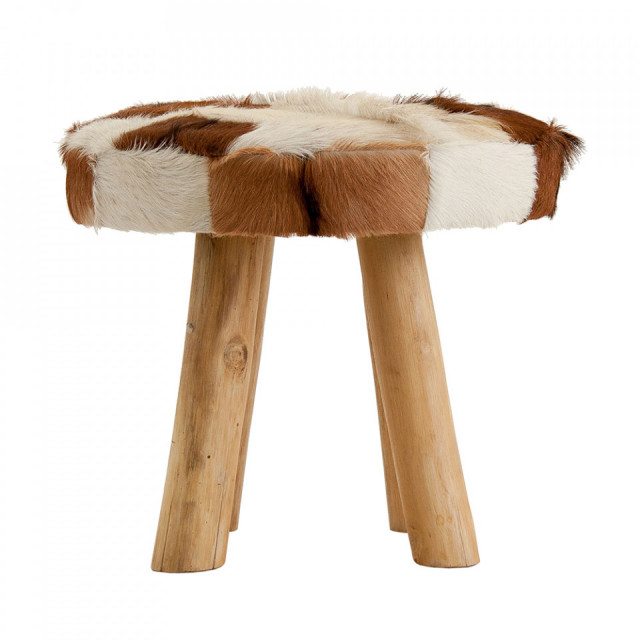 Scaunel multicolor din lemn Dallas Vical Home